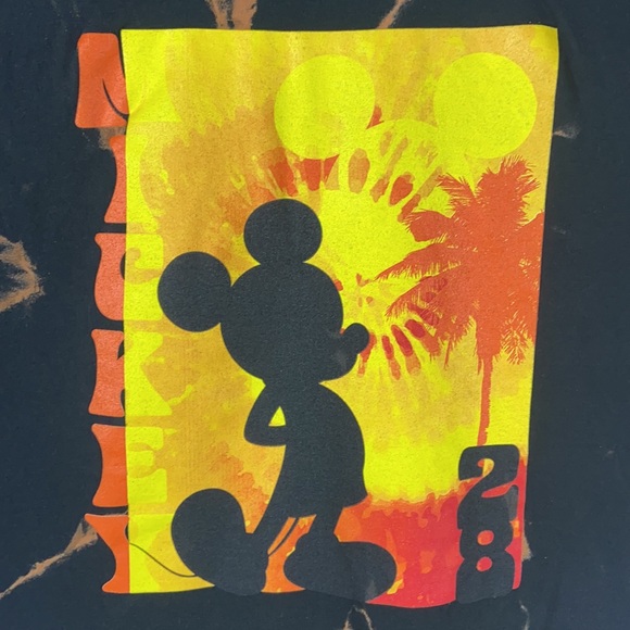 NWOT Neff Mickey Mouse Tie Dye T-Shirt Men’s M - Picture 2 of 4